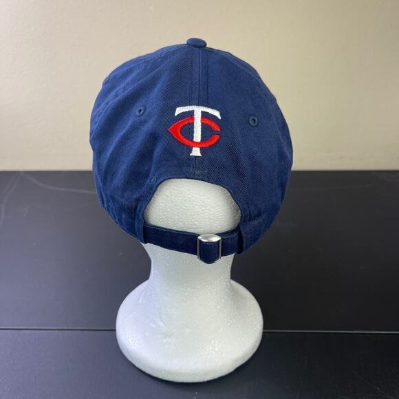 Minnesota Twins Fanatics Women's Script Adjustable Hat Navy Red Baseball Cotton - Picture 4 of 6